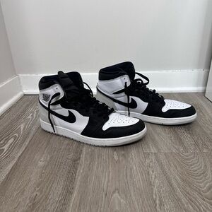 Jordan Athletic Shoes Black and White